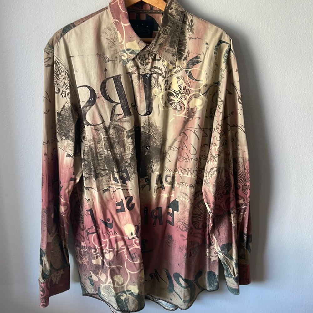 Indigo Palms casual button down